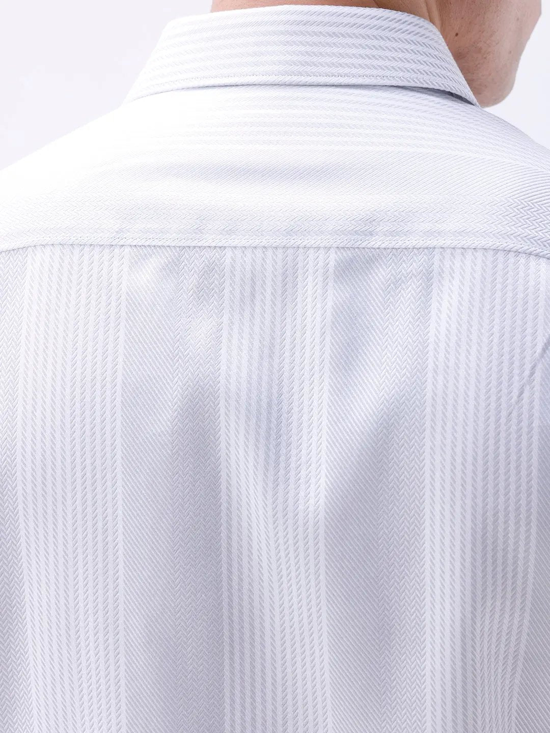 Grey Twill Stripes ShirtUnited By Hope