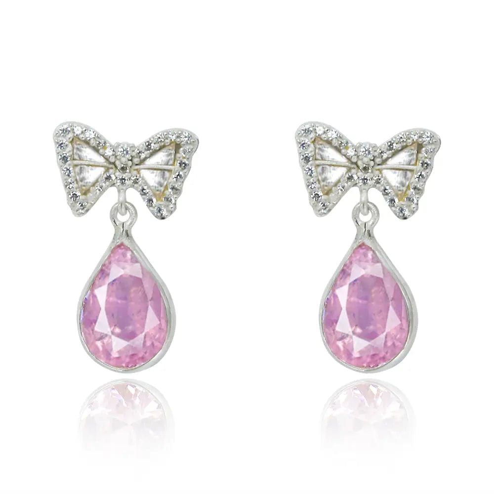 Gulabo Bow Earring In 92.5 Silver