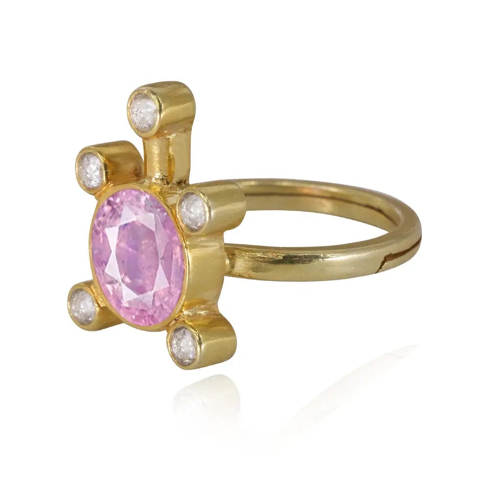 Gulabo Silver 92.5 Tortoise Ring