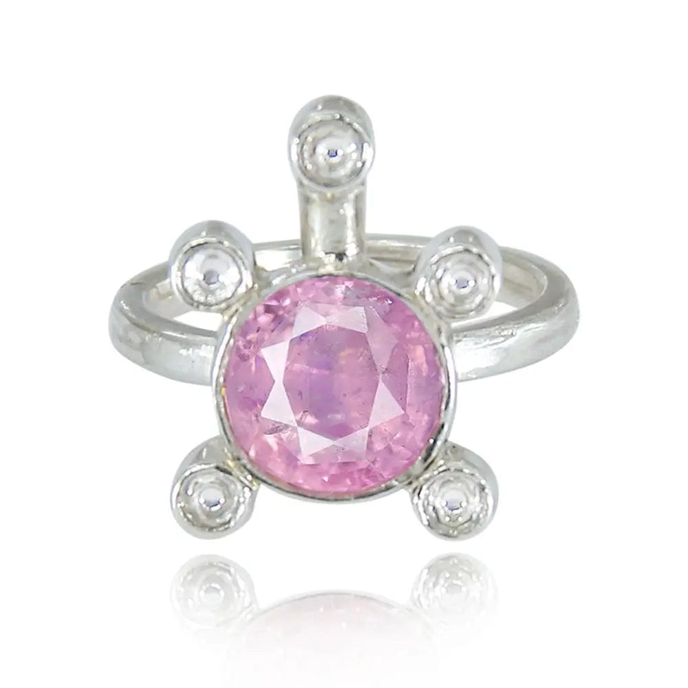 Gulabo Silver 92.5 Tortoise Ring