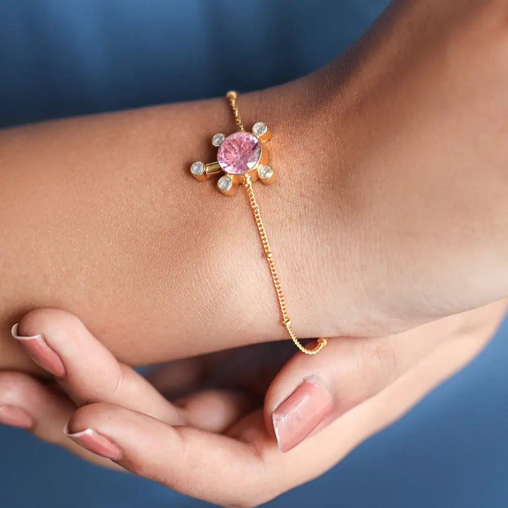 Gulabo Silver Tortoise Bracelet