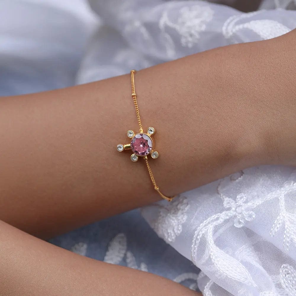 Gulabo Silver Tortoise Bracelet