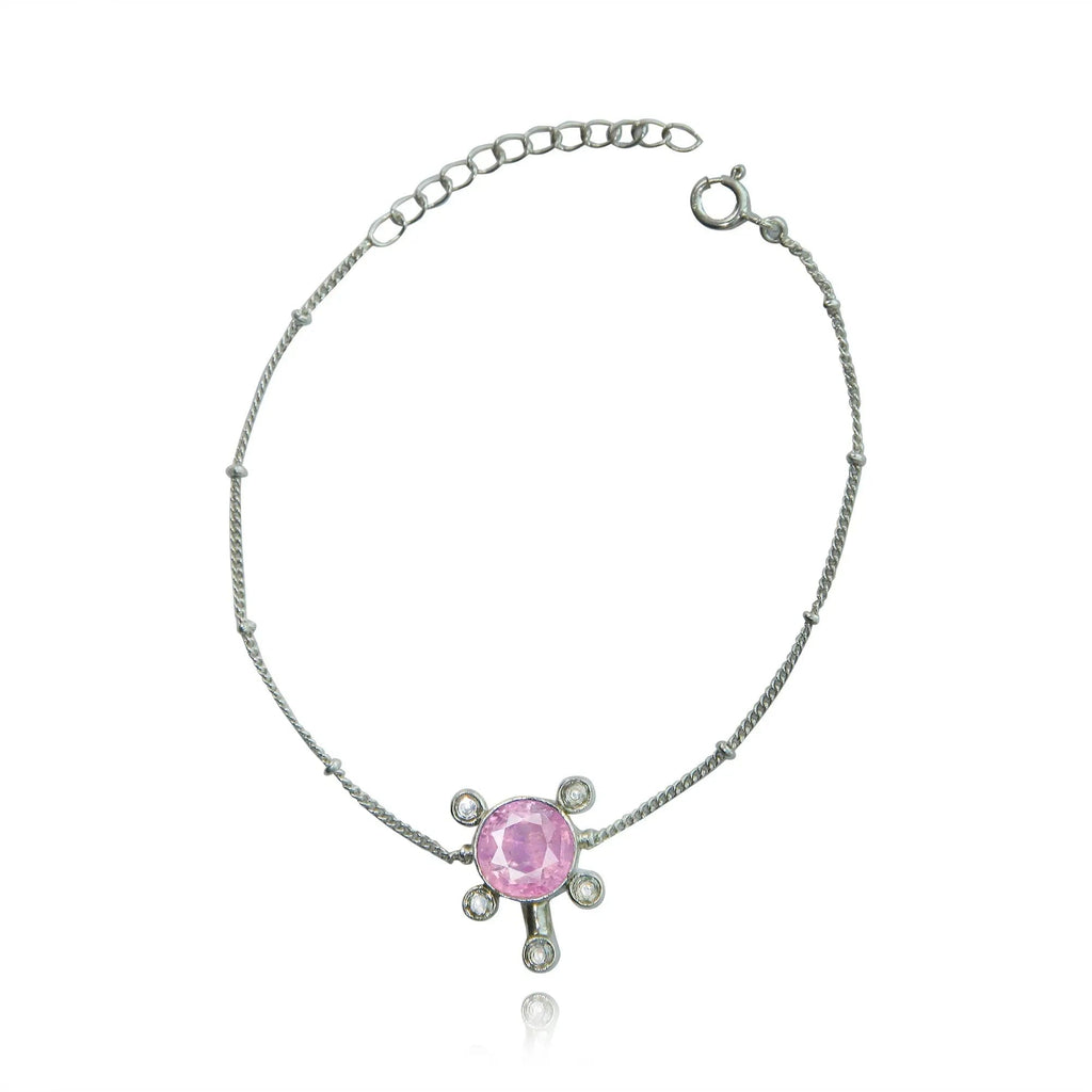 Gulabo Silver Tortoise Bracelet