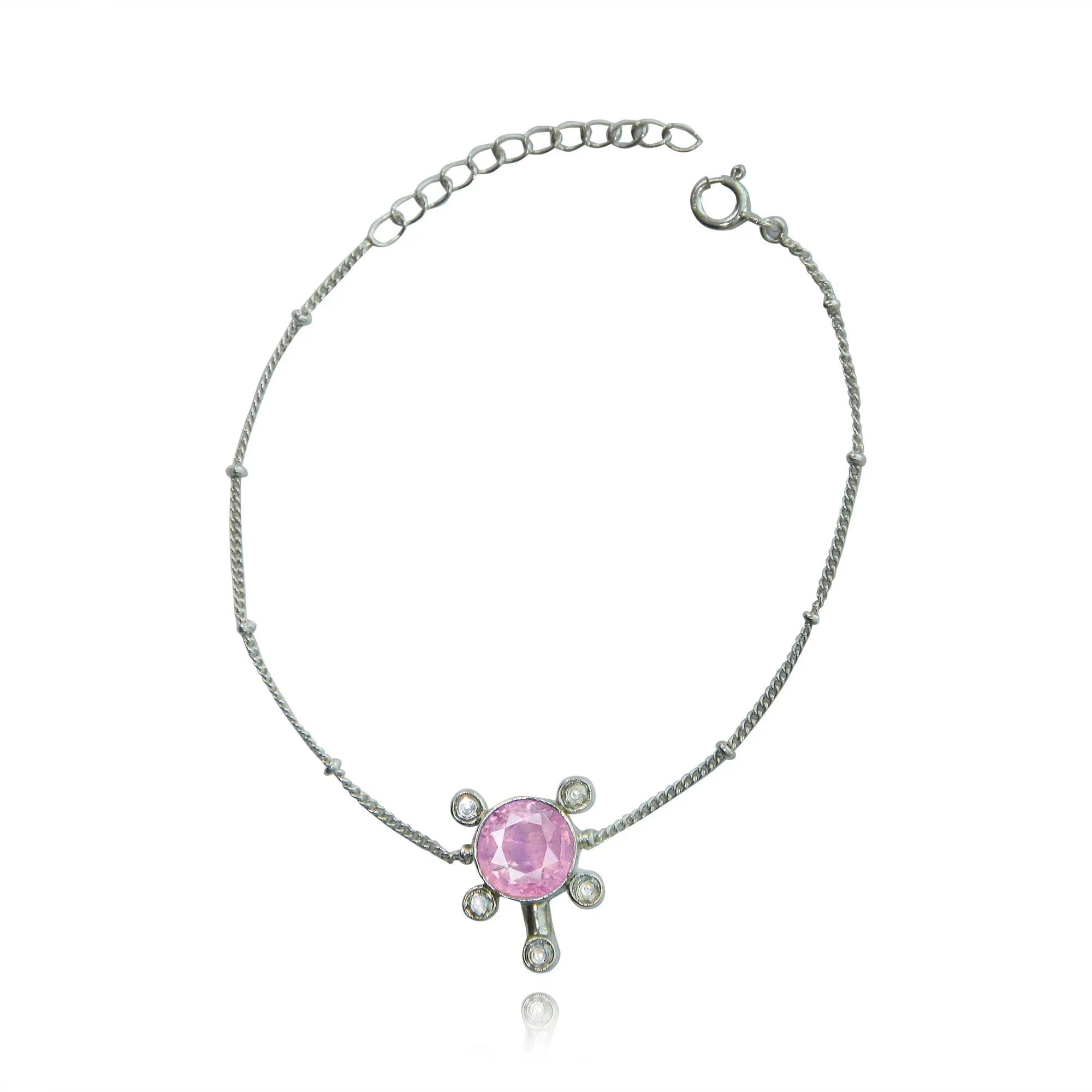 Gulabo Silver Tortoise Bracelet