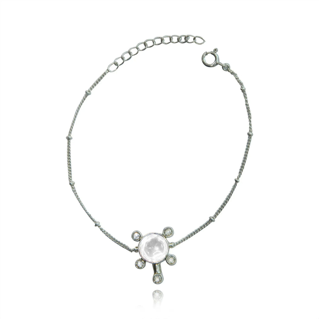 Gulabo Silver Tortoise Bracelet