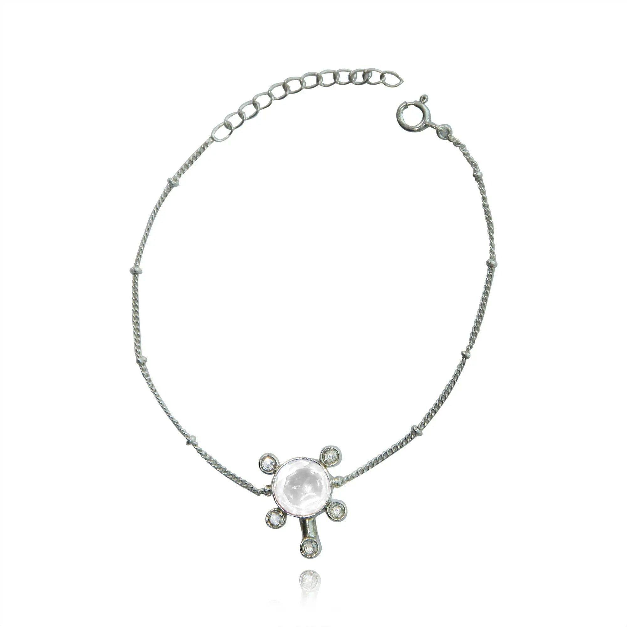 Gulabo Silver Tortoise Bracelet