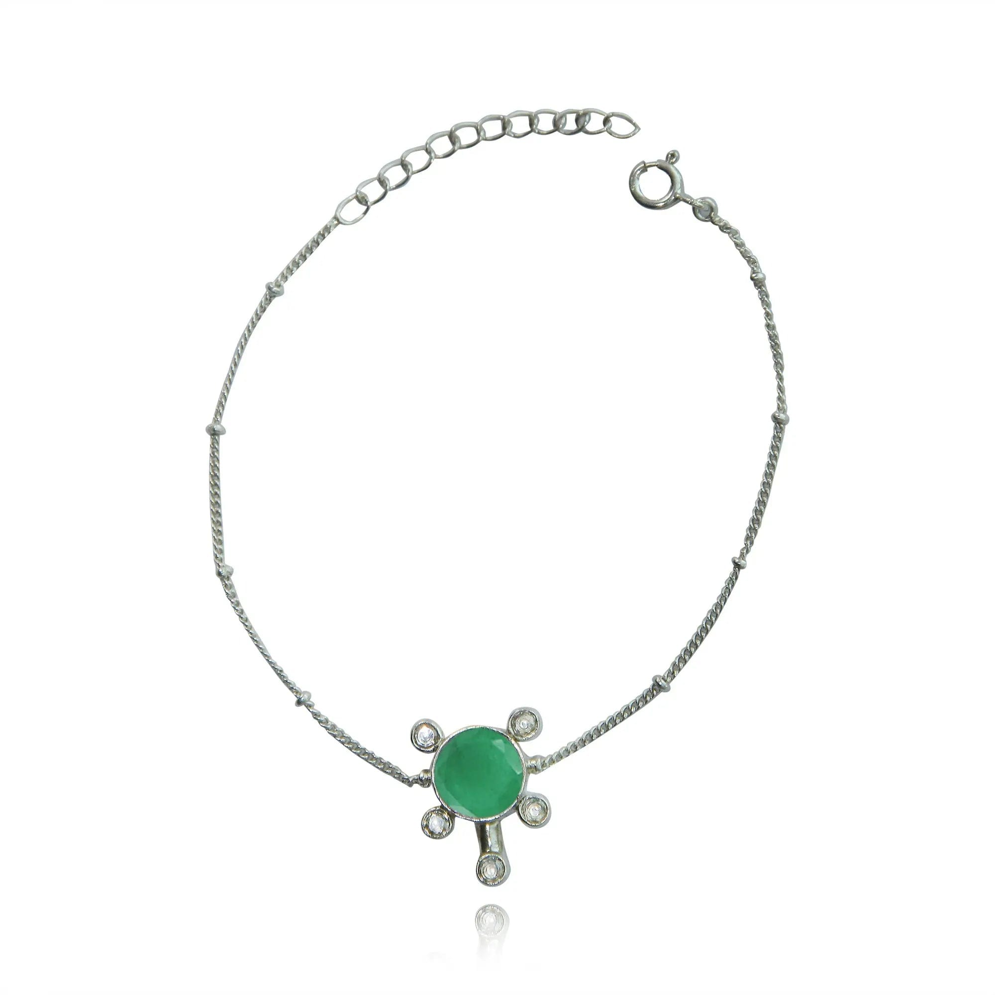 Gulabo Silver Tortoise Bracelet