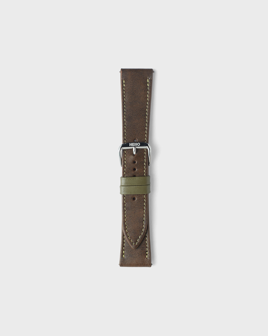 Virginia Brown__INTRO STRAP - FOR QUARTZ, MECHANICAL & SMART WATCHES [Parade Stitch in Fine Indian Leather] My Store