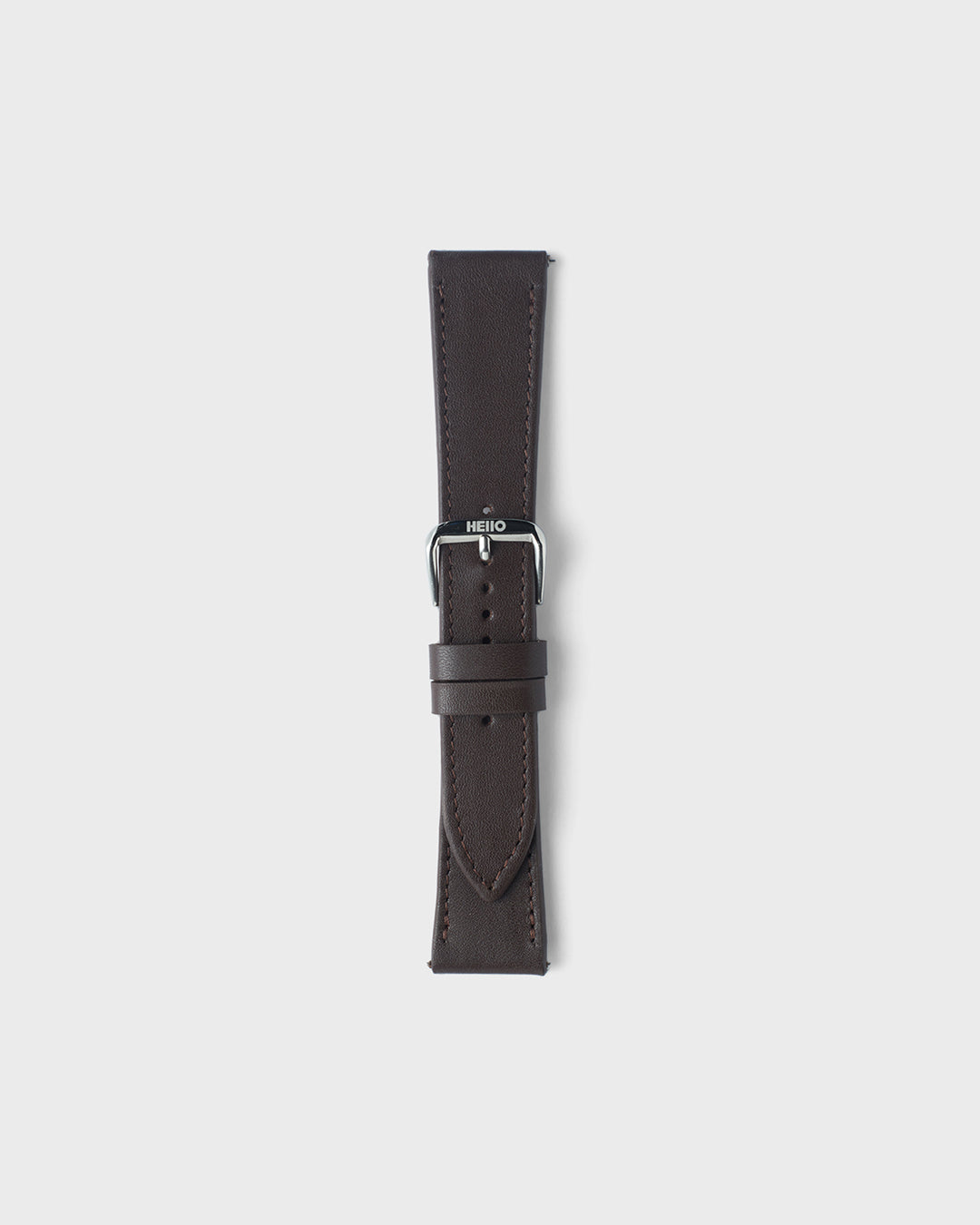 Mocha Brown With Brown Stitch__INTRO STRAP - FOR QUARTZ, MECHANICAL & SMART WATCHES [Parade Stitch in Fine Indian Leather] My Store