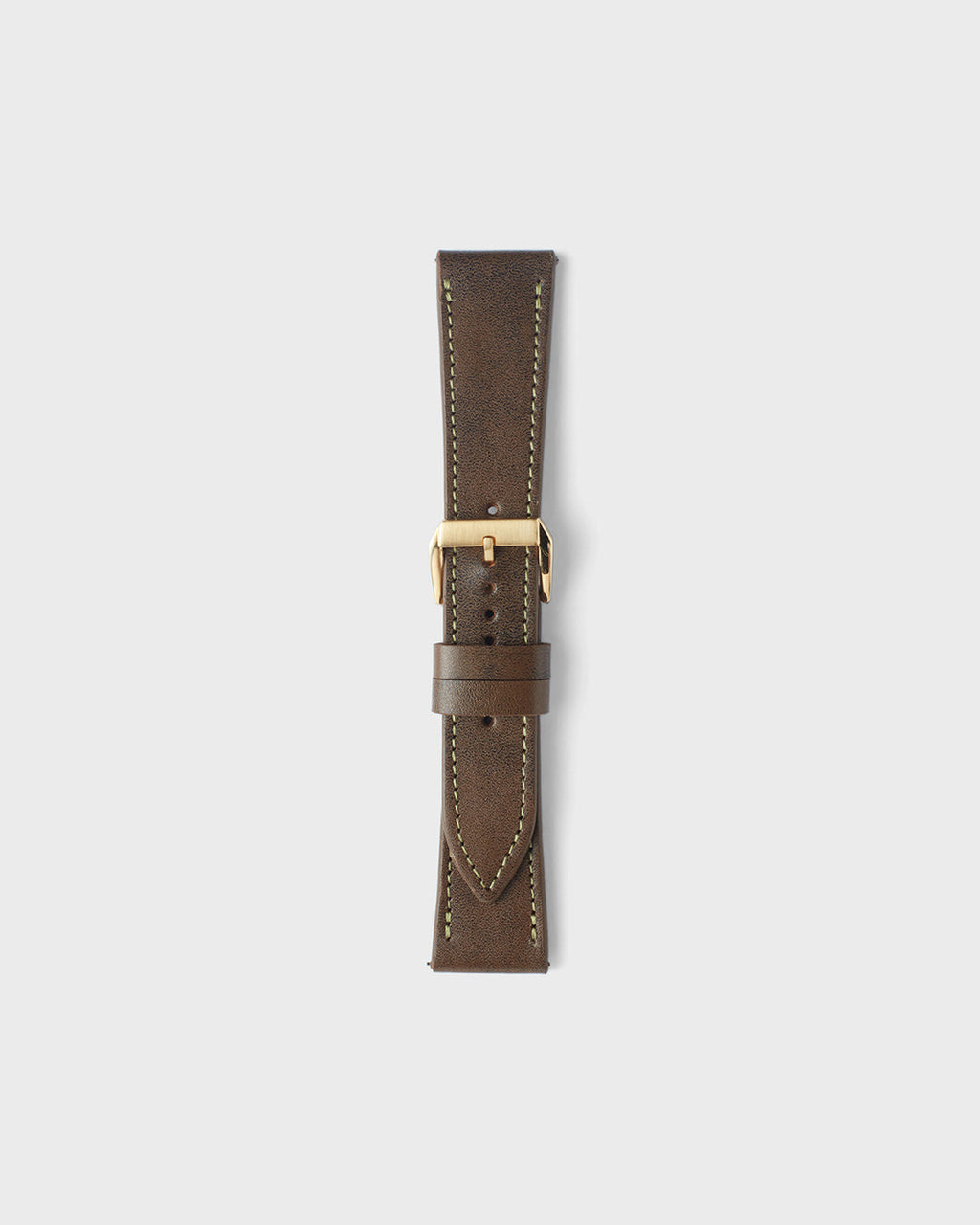 Virginia Brown__INTRO STRAP - FOR QUARTZ, MECHANICAL & SMART WATCHES [Parade Stitch in Fine Indian Leather] My Store