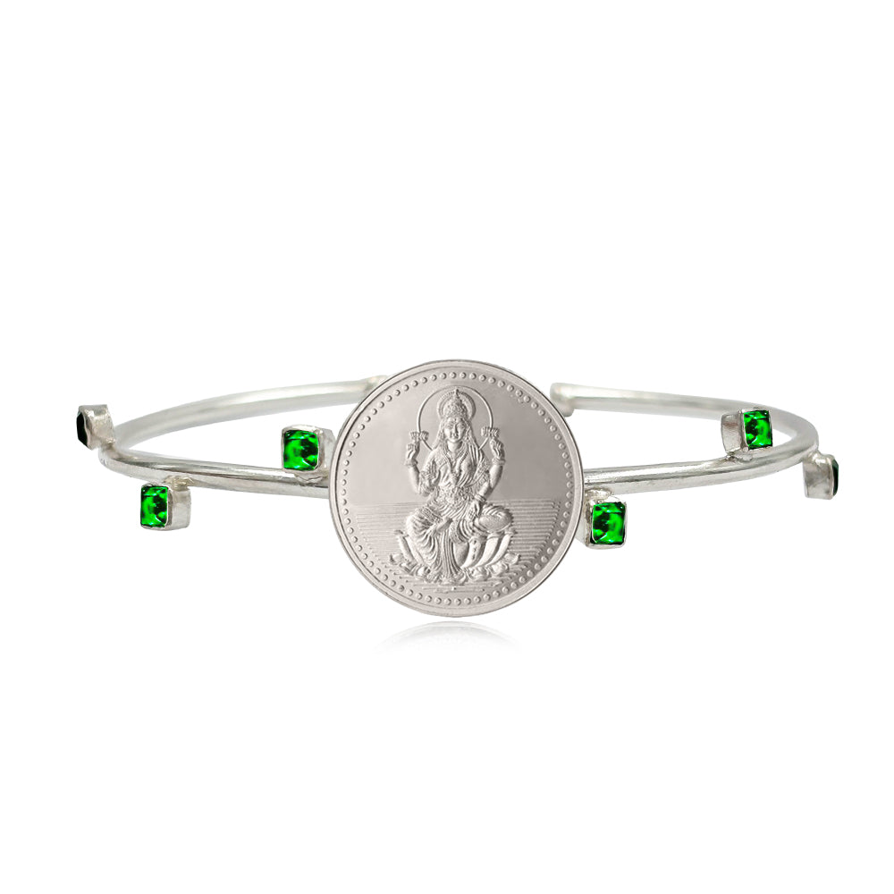 Lakshmi 999 Silver Lakshmi Cuff