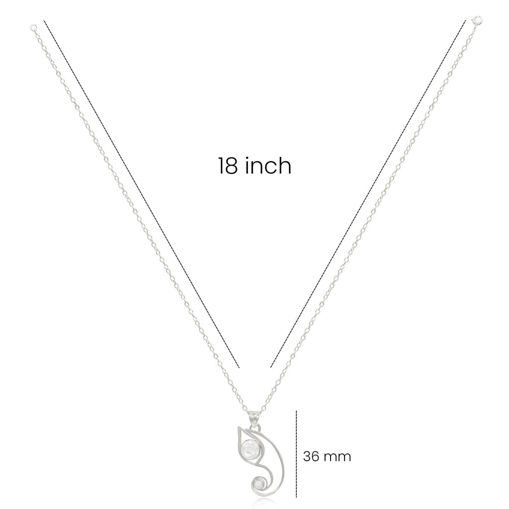 Silver 92.5 Women's Ganesha Pendant
