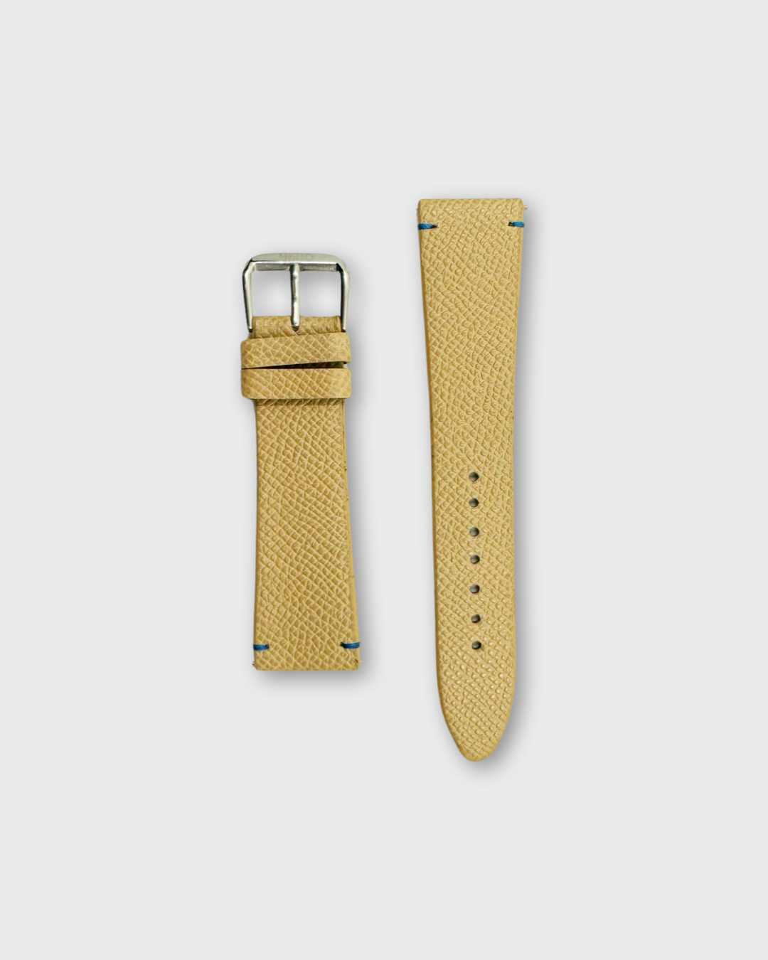 Brown & Gold Color Leather Strap
