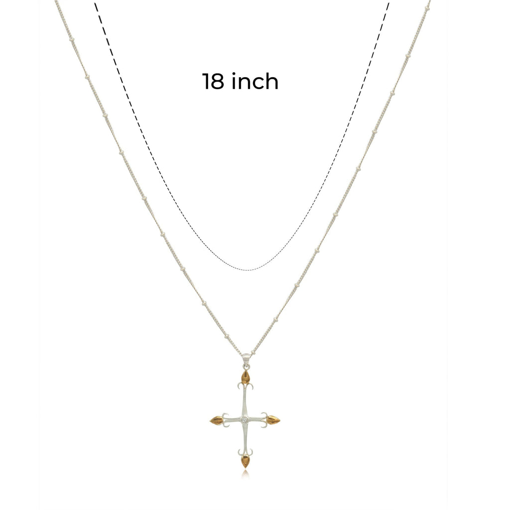 92.5 SILVER Women's CROSS PENDANT