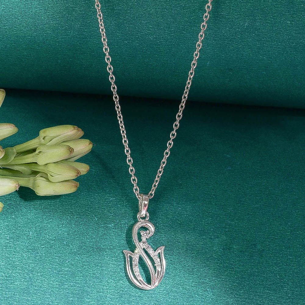 92.5 silver zircon pendant