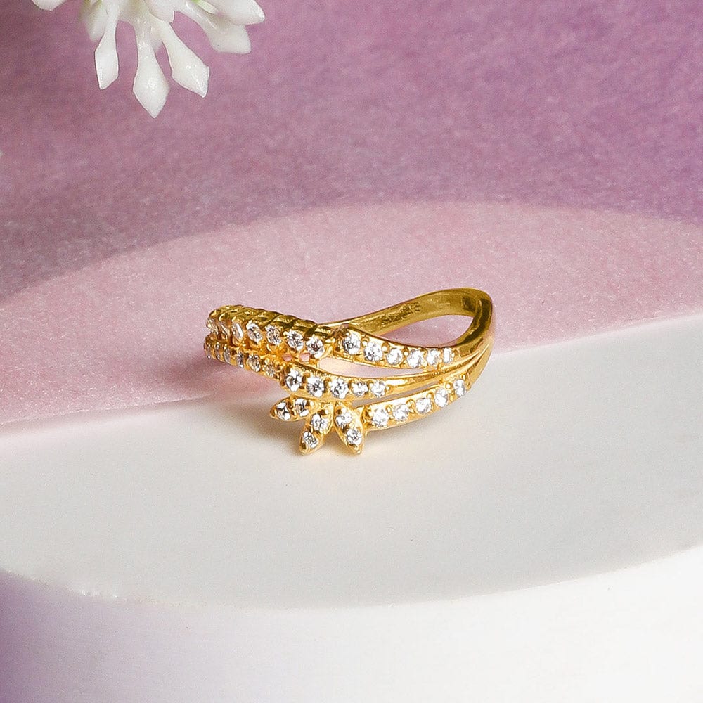 92.5 silver zircon mystic flow ring