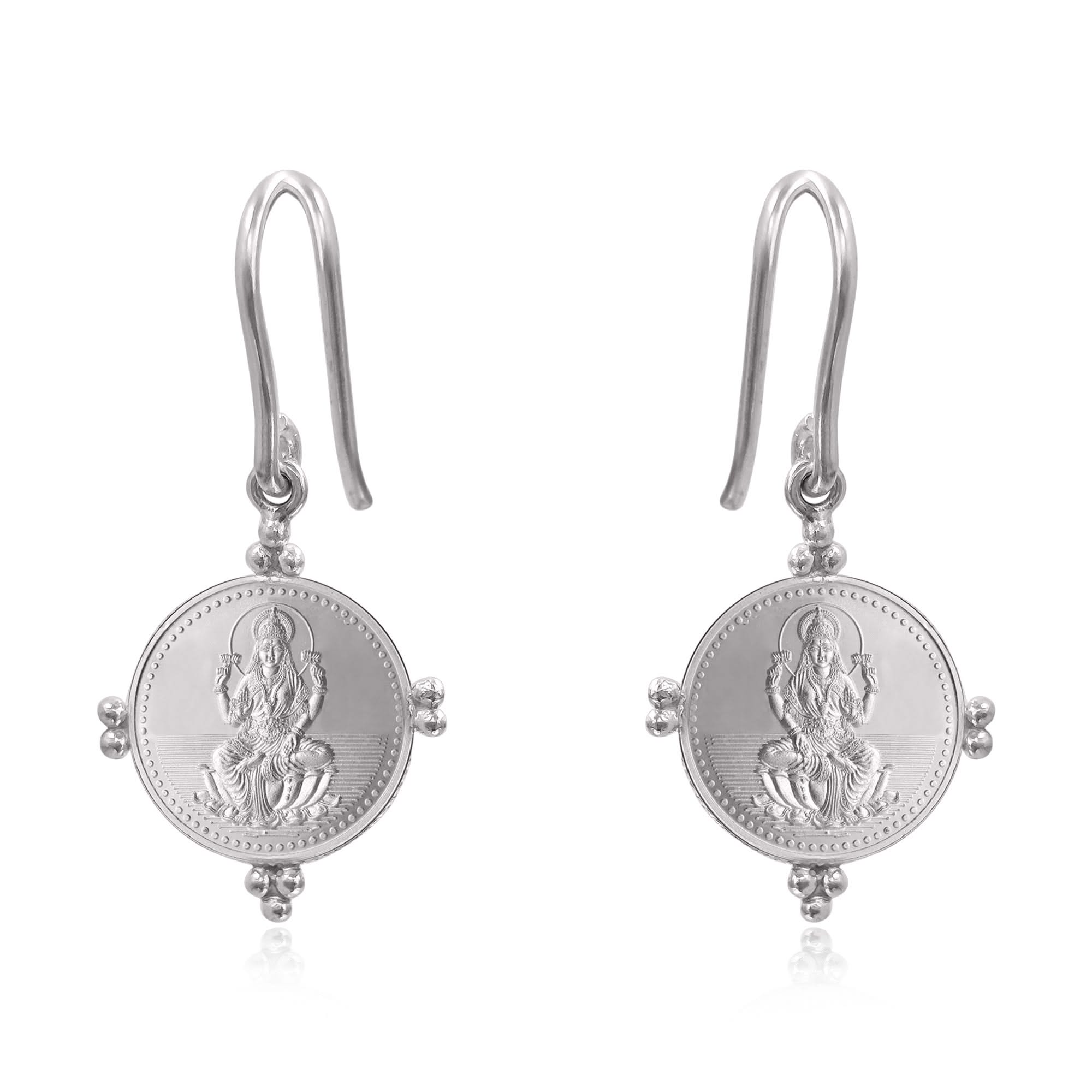 999 silver prosperity earring