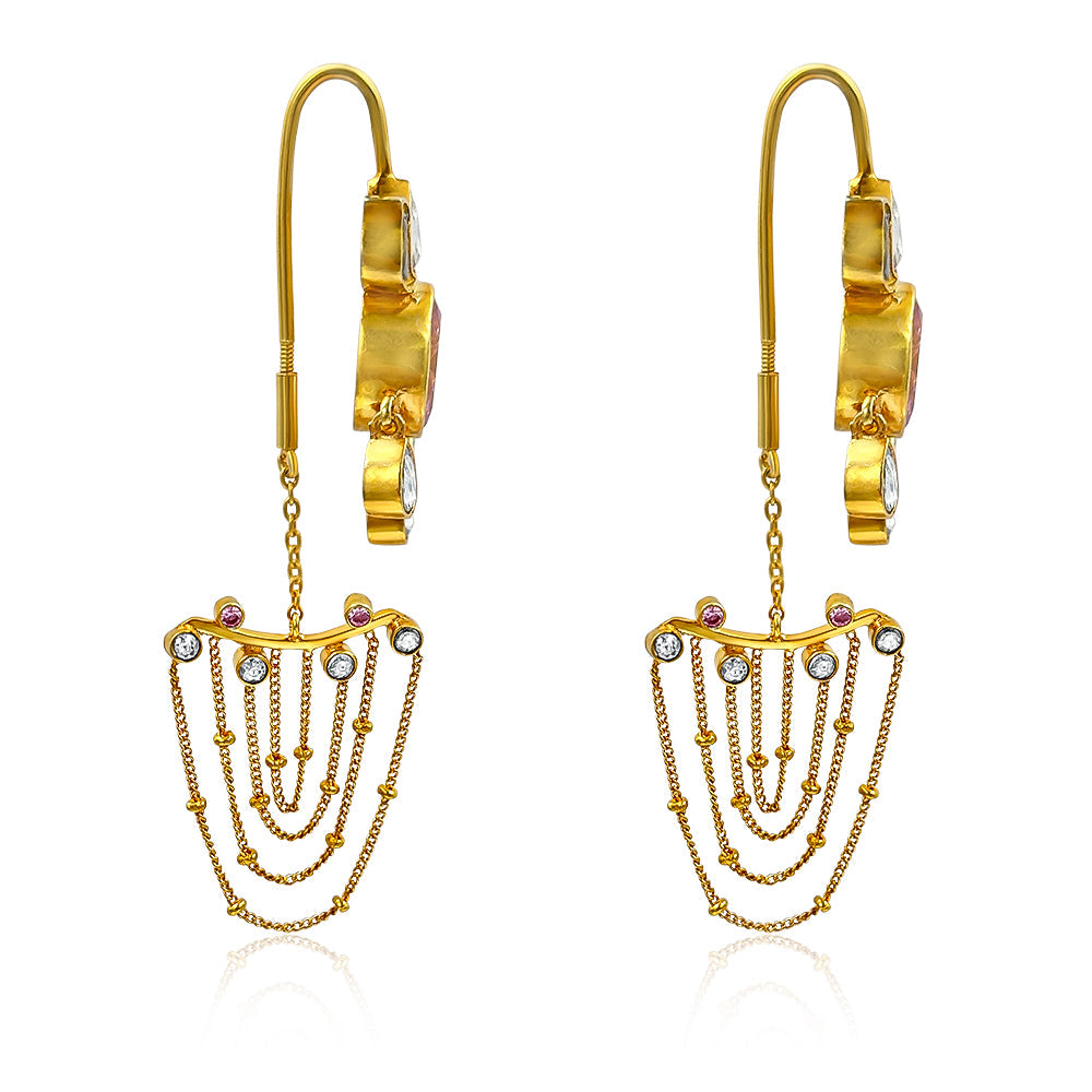 Silver Divine Sui Dhaga Drops