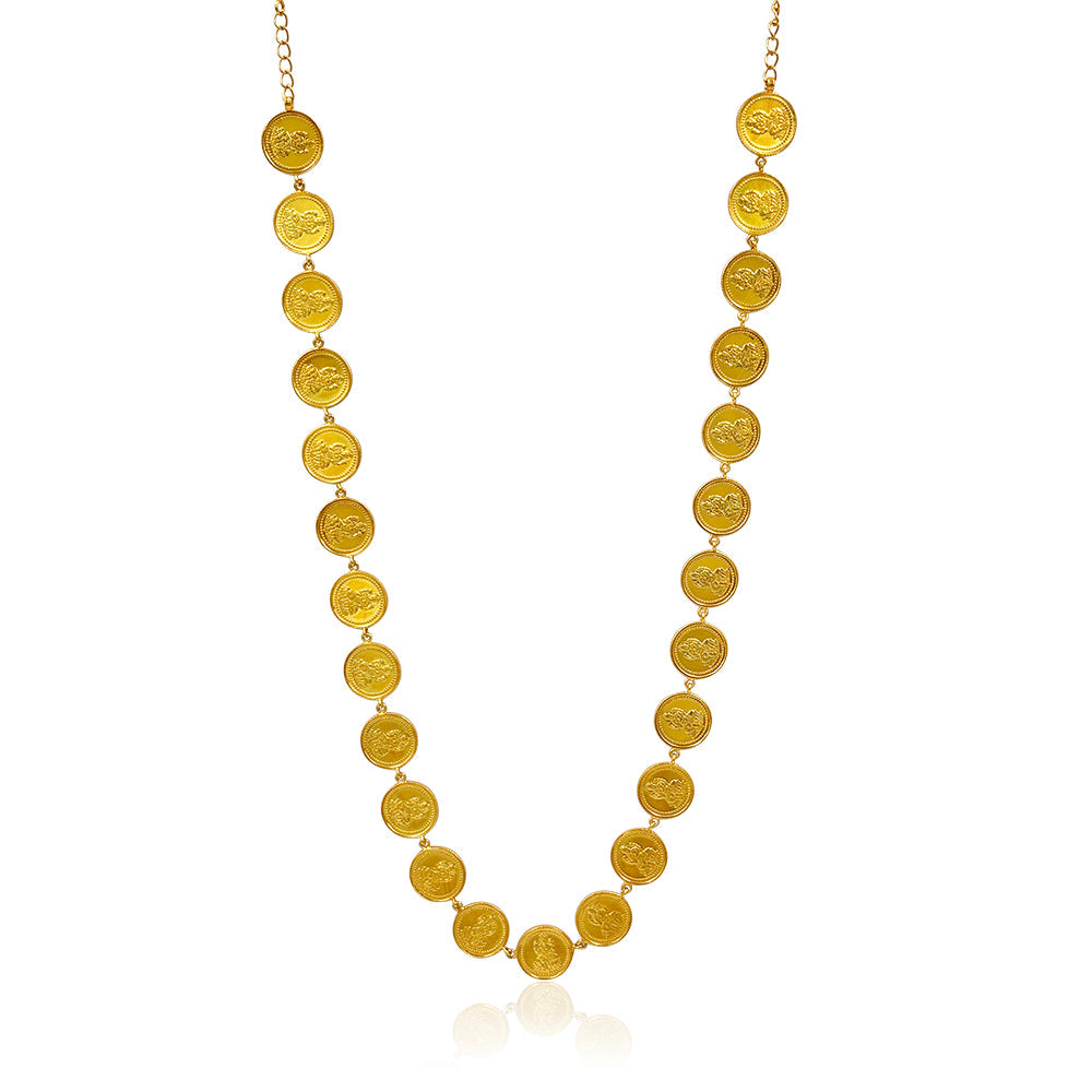 999 Silver Lakshmi Necklace
