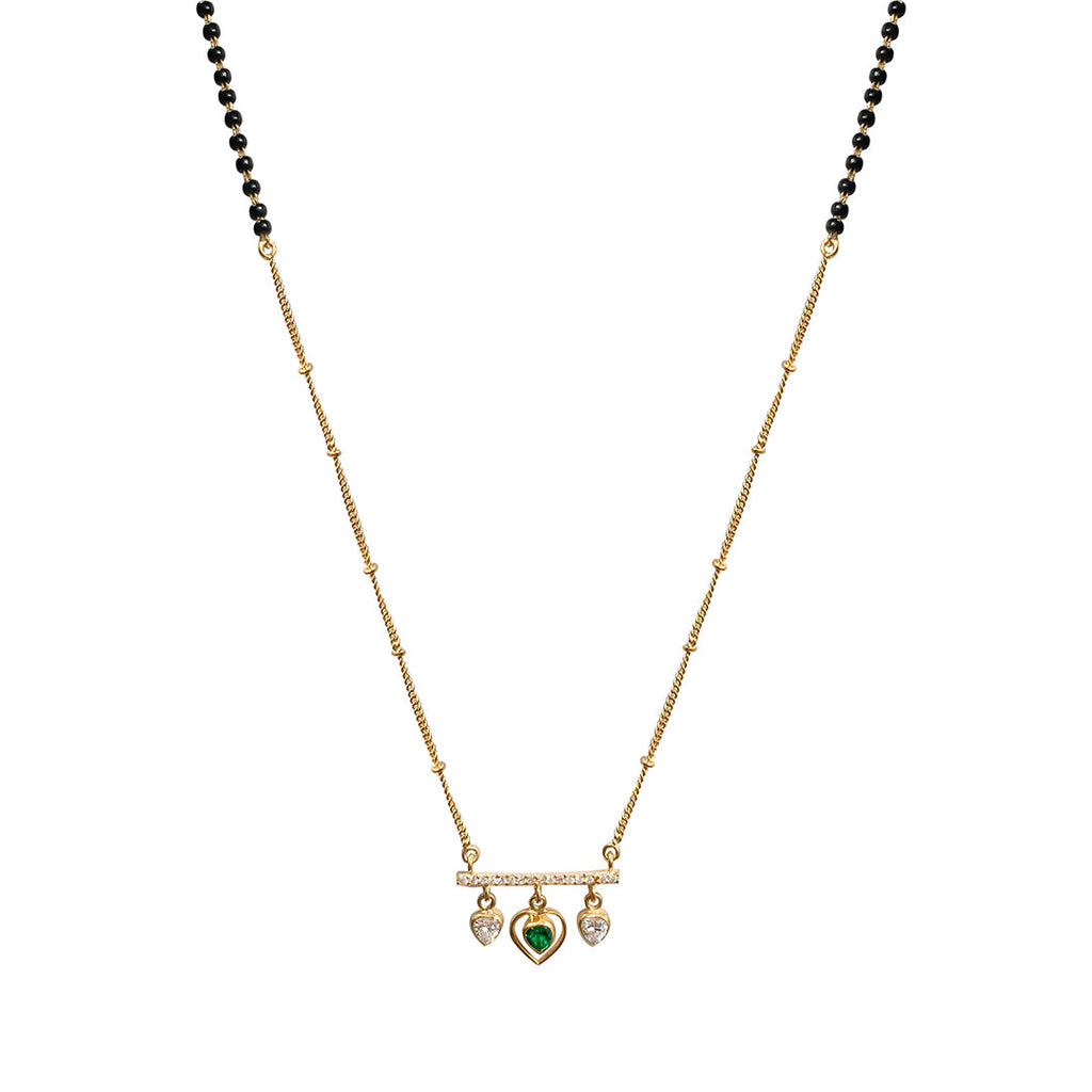 92.5 Sterling Silver Be Mine Mangalsutra Necklace