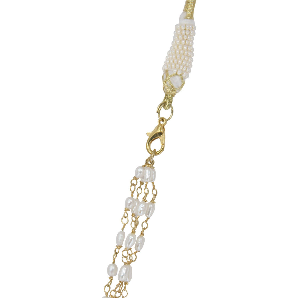 Chandbali Motif SIlver Kundan Choker/Necklace