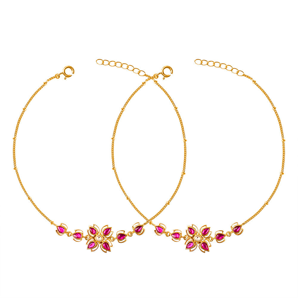 92.5 Sterling Silver 92.5 Sitayan Anklet