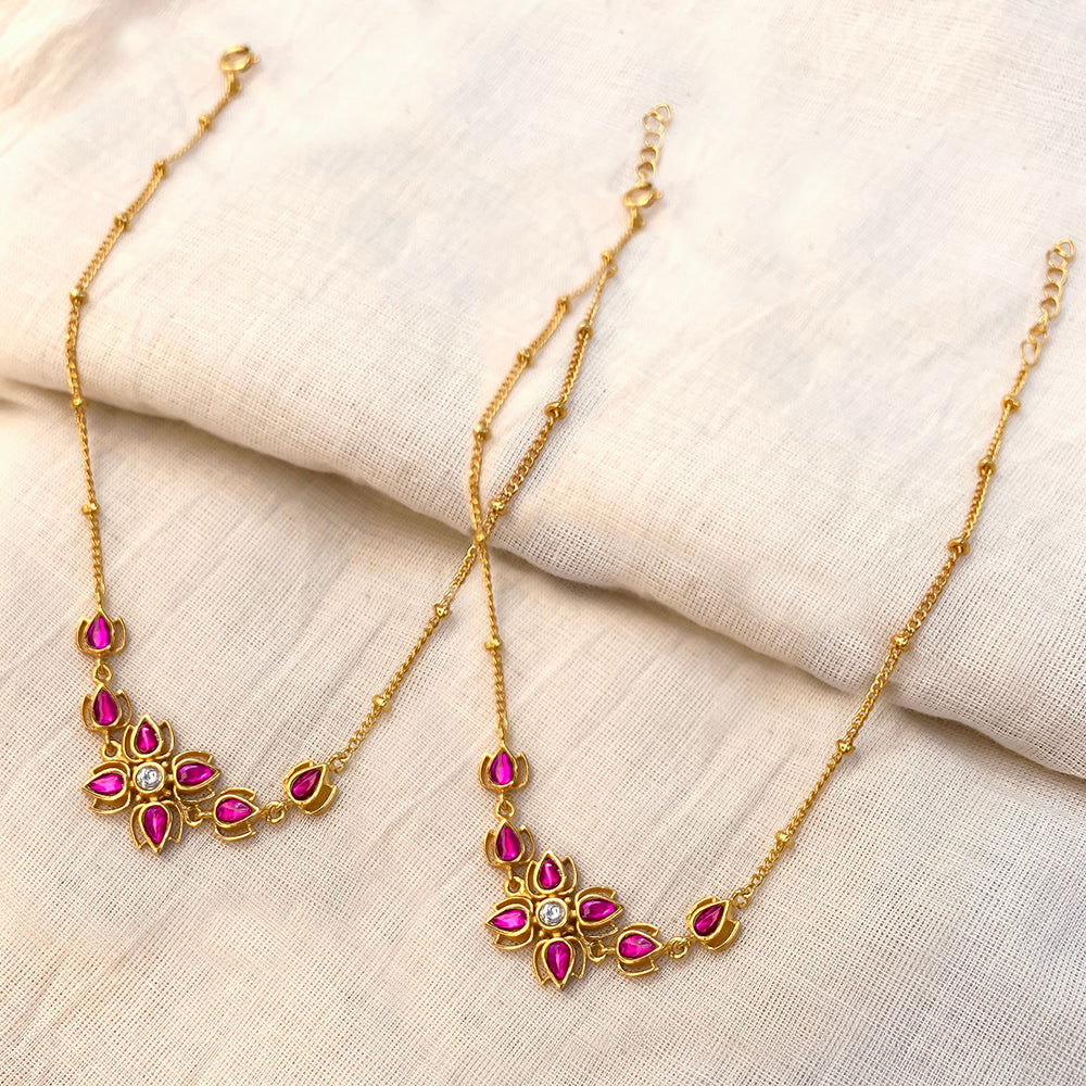 92.5 Sterling Silver 92.5 Sitayan Anklet