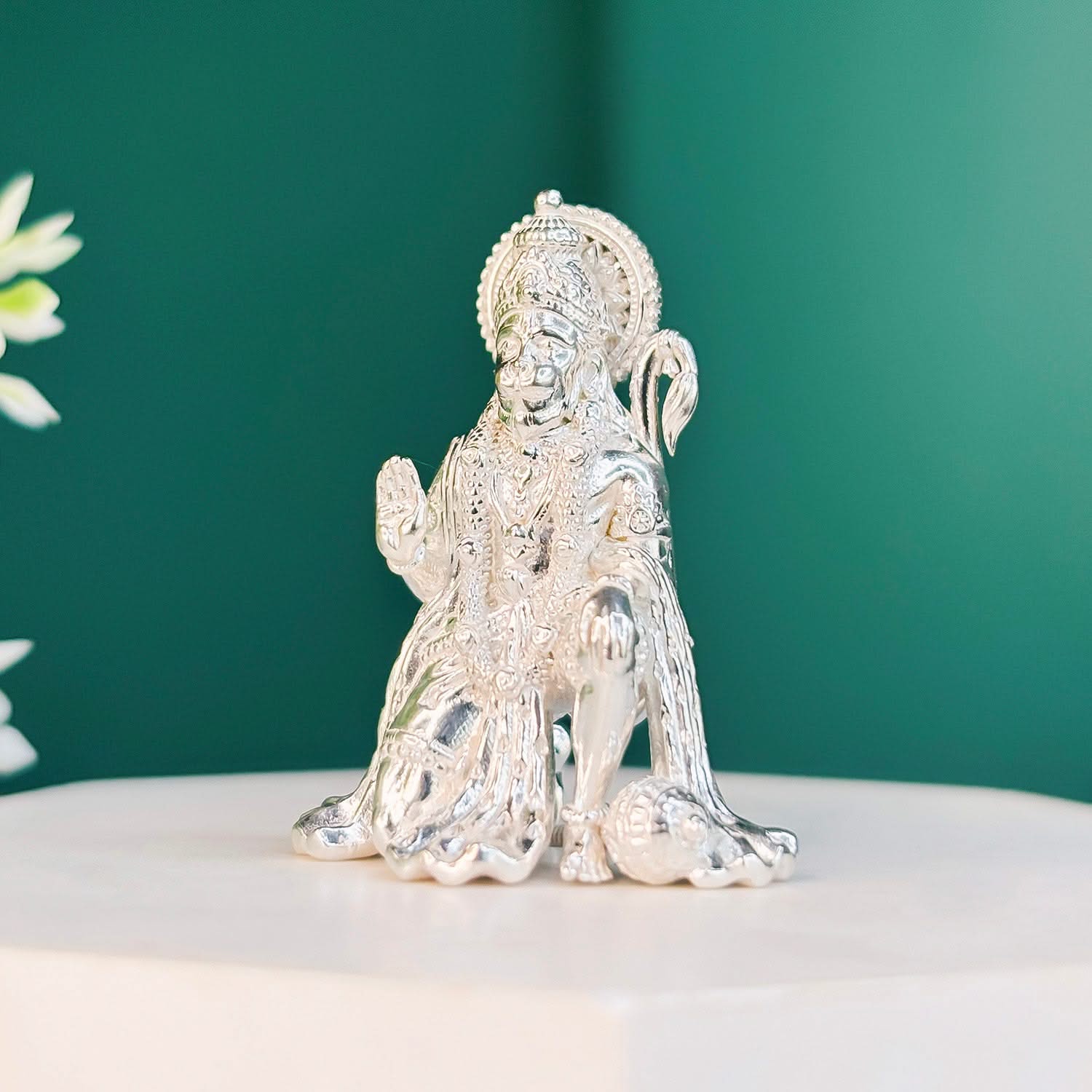 925 Silver Hanuman Idol statue