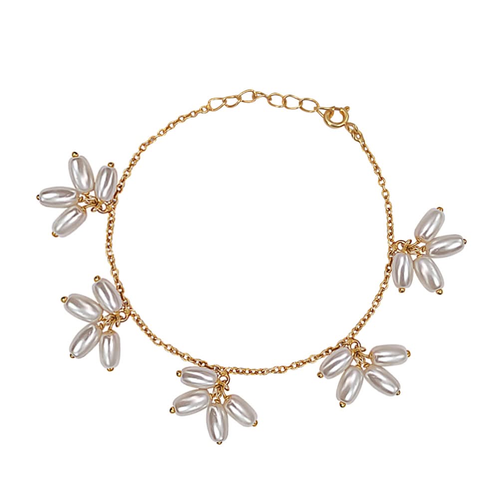 Pearl Bloom Silver 925 Bracelet