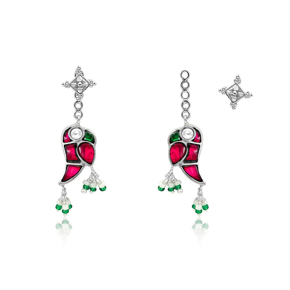Mithu Silver Stud Earrings