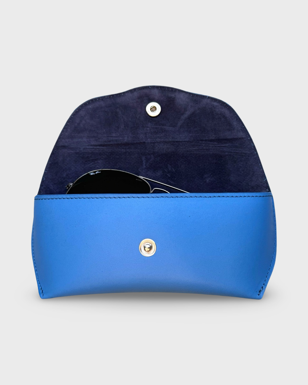 Sapphire Blue__Blue spectacle cases in leather for men & women