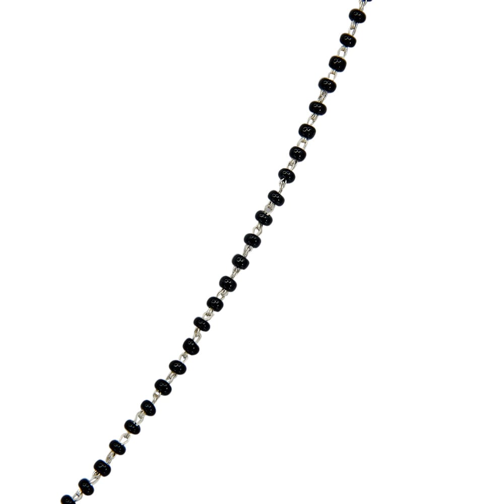 SILVER EXQUISITE MANGALSUTRA NECKLACE