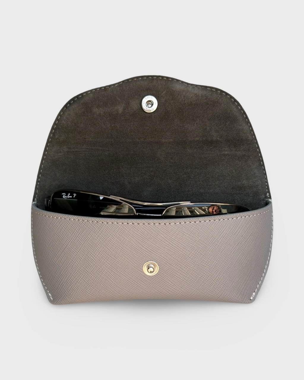THE CLUB CASE IN RICH SAFFIANO LEATHER (SUNGLASSES CASE / SPECTACLES CASE) My Store