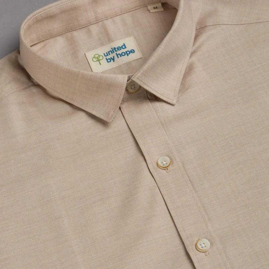 Inca Gold Short Sleeves Shirt with TabUnited By Hope