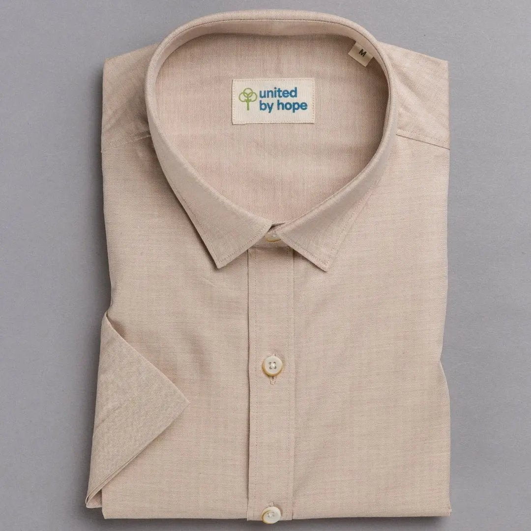 Inca Gold Short Sleeves Shirt with TabUnited By Hope