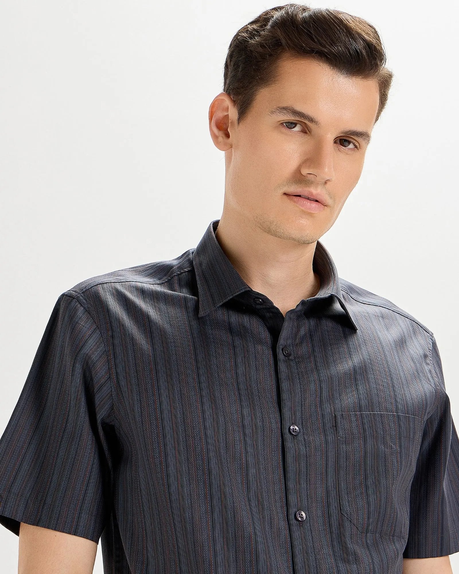 India Ink Short Sleeves Striped ShirtUnited By Hope