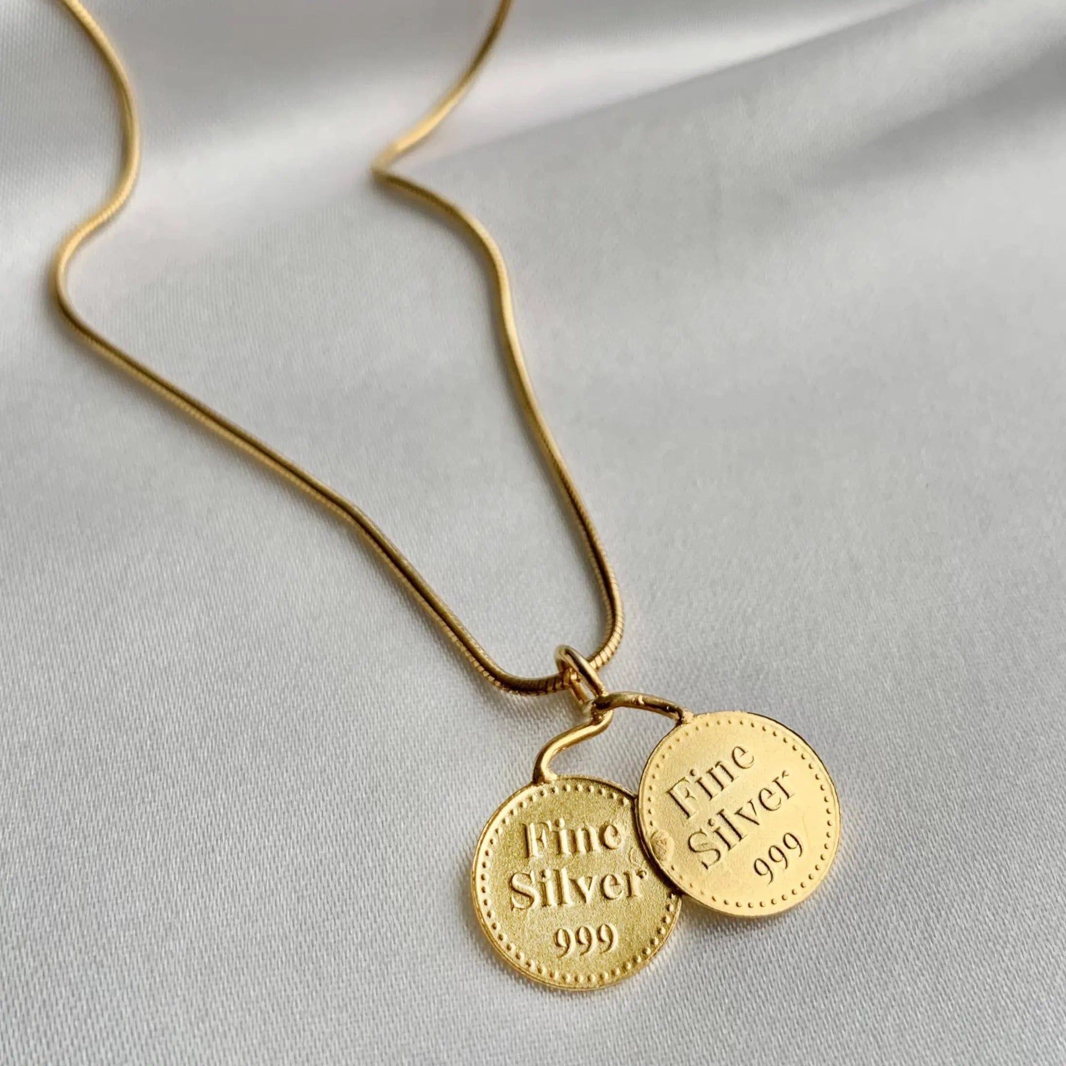 Lakshmi Silver Double locket