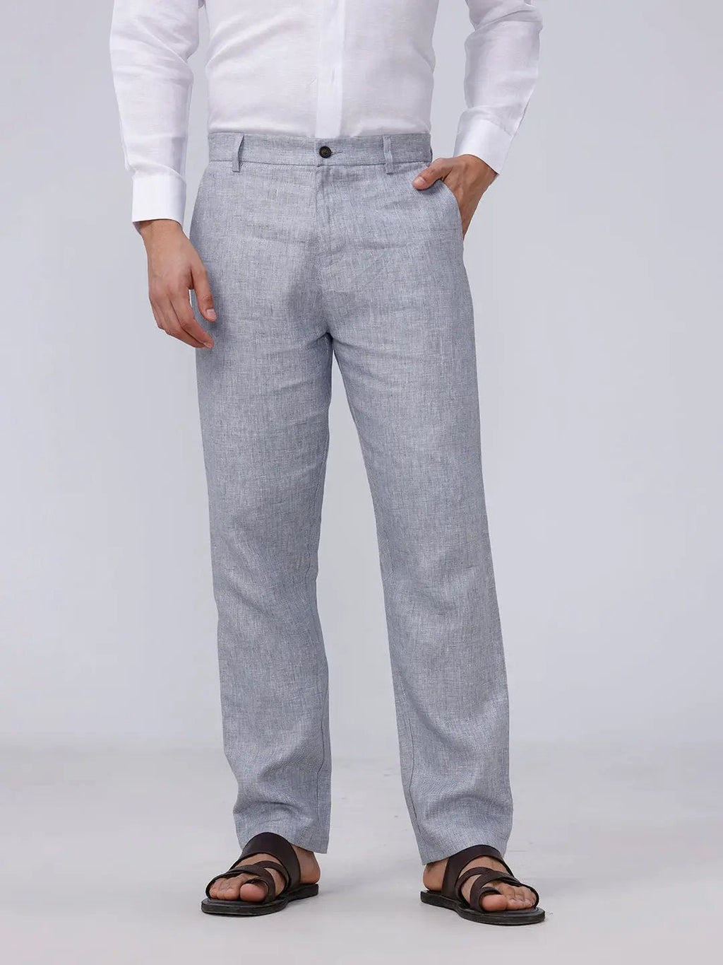 Light Grey Linen TrouserUnited By Hope