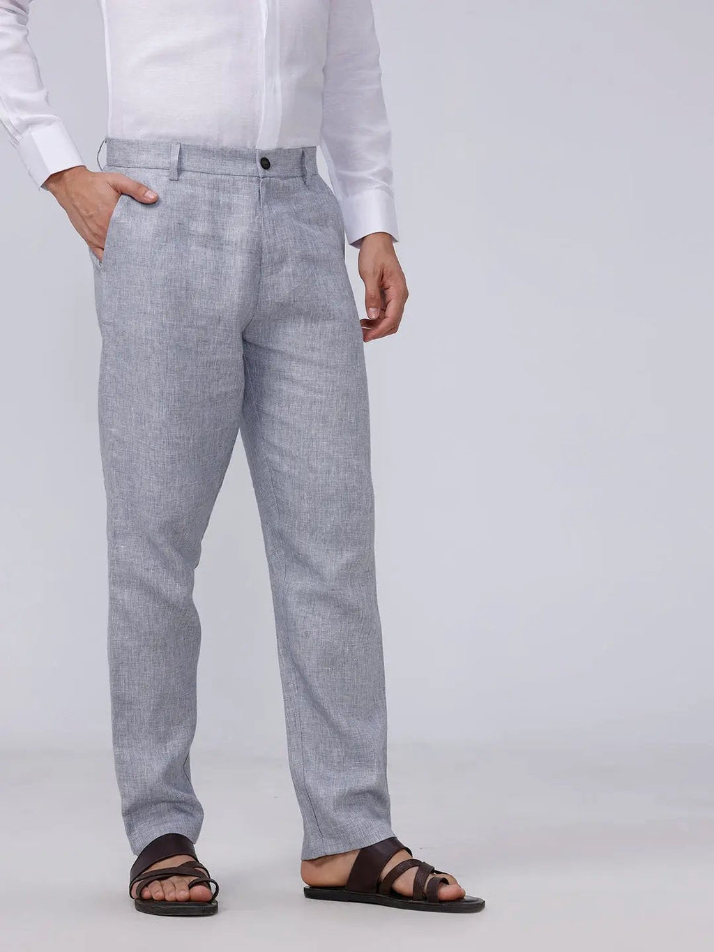 Light Grey Linen TrouserUnited By Hope