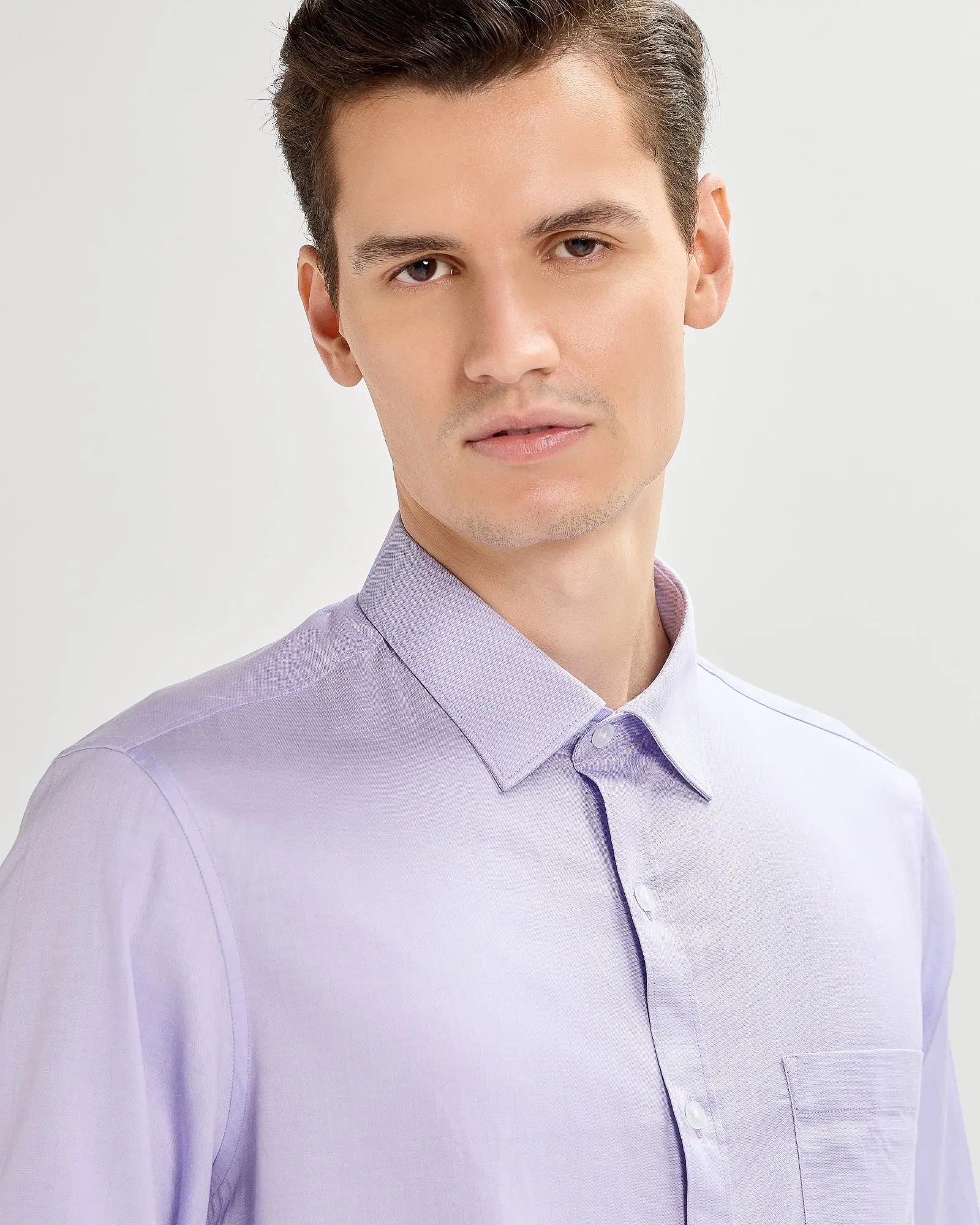 Lilac Marble Plain Chambray ShirtUnited By Hope