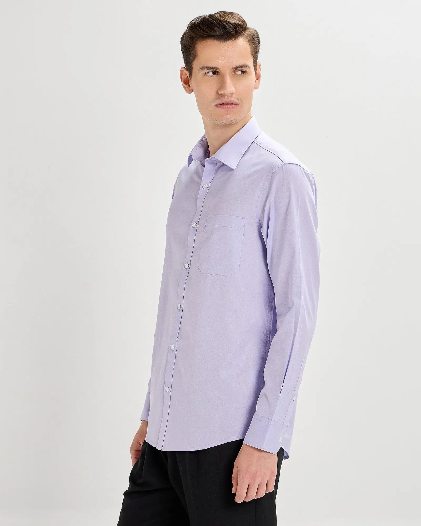Lilac Marble Plain Chambray ShirtUnited By Hope