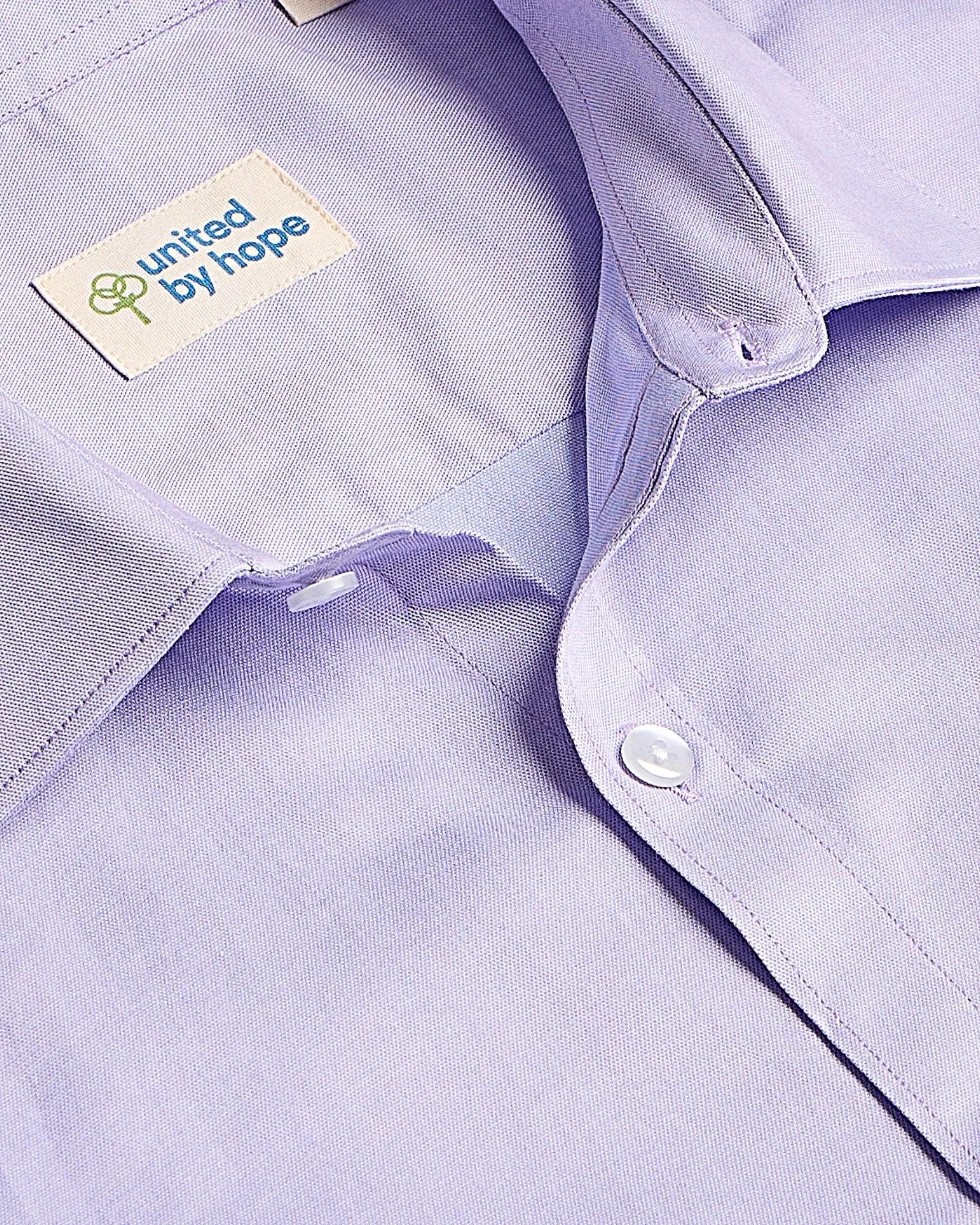 Lilac Marble Plain Chambray ShirtUnited By Hope