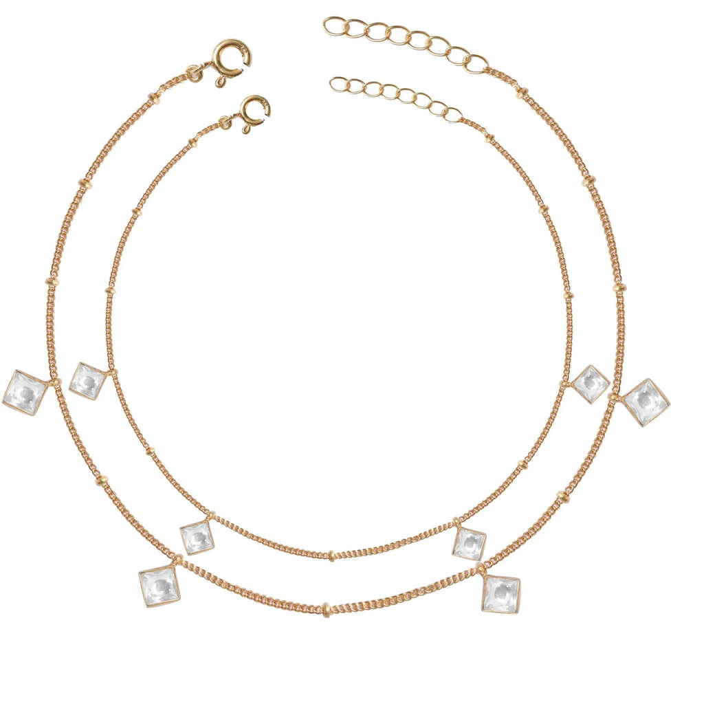 Little Diamond cut Anklet