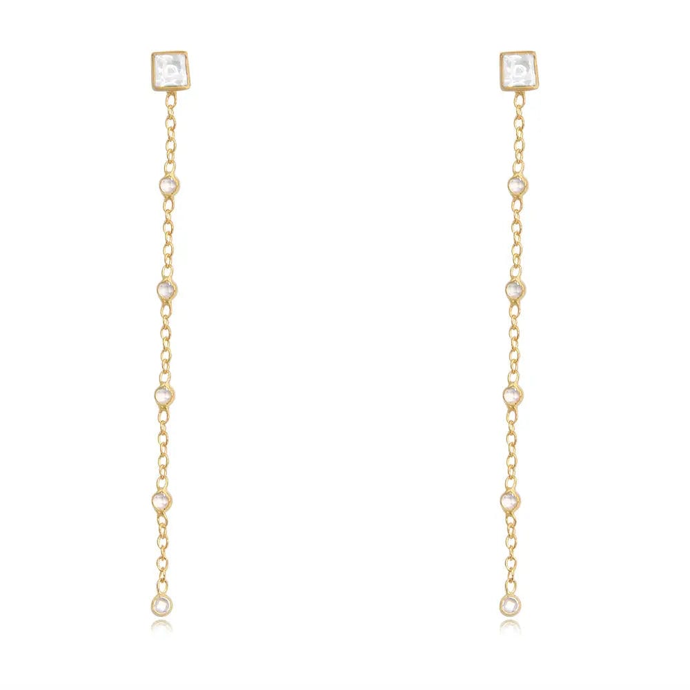 Long Chain Silver 92.5 Earring