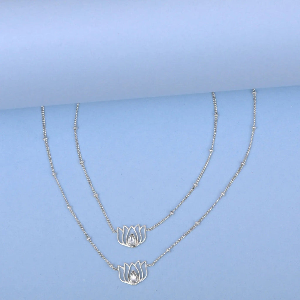 Lotus 92.5 Sterling Silver Anklet