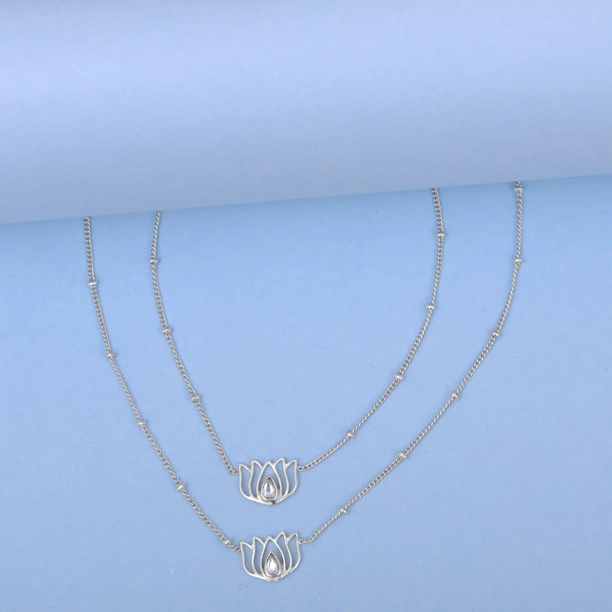 Lotus 92.5 Sterling Silver Anklet