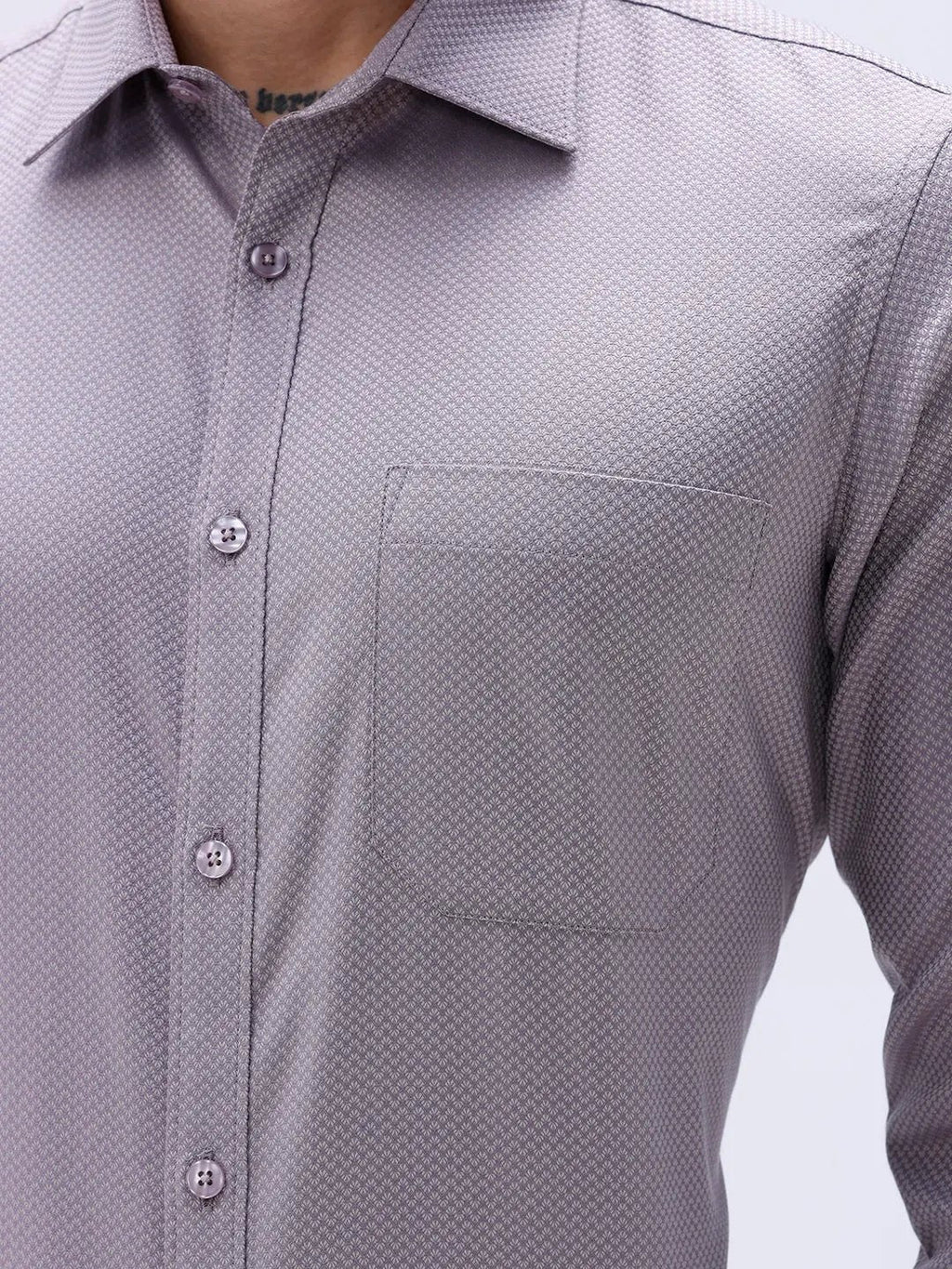 Mauve Twill Structured ShirtUnited By Hope