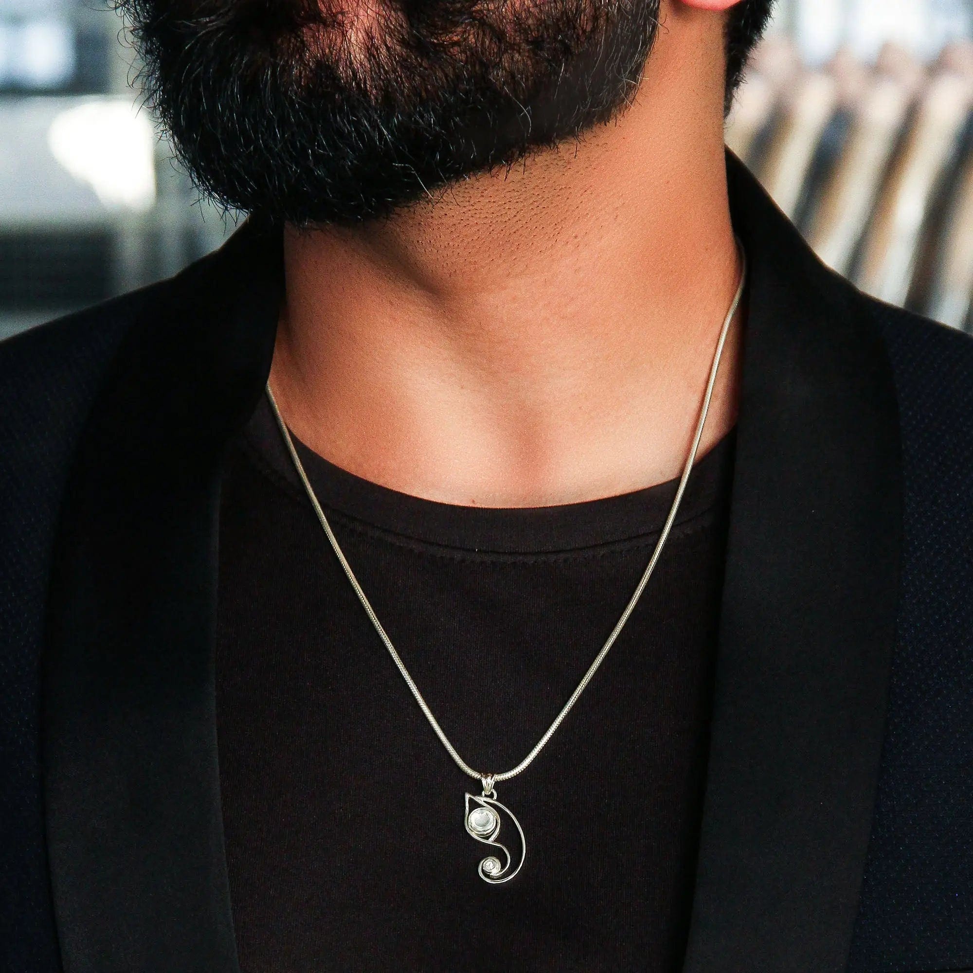Men's Silver 92.5 Ganesha Pendant