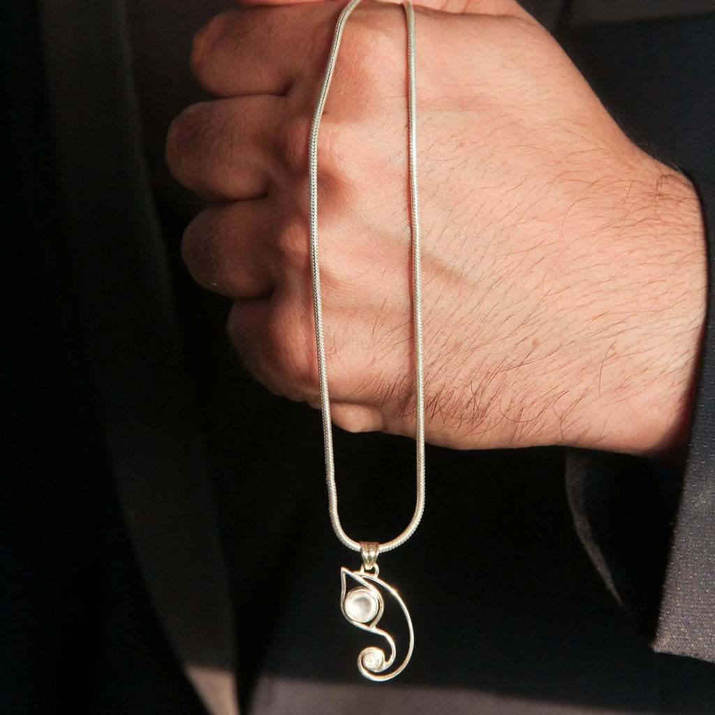 Men's Silver 92.5 Ganesha Pendant
