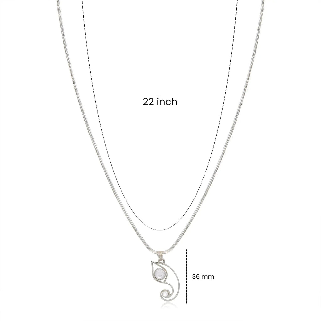 Men's Silver 92.5 Ganesha Pendant